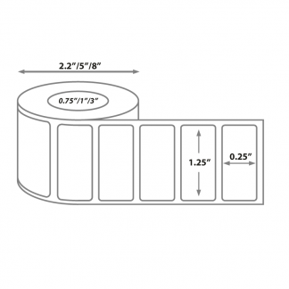 125x25thermallabels