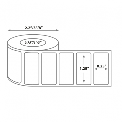 125x25thermallabels