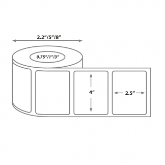 4x25thermallabels