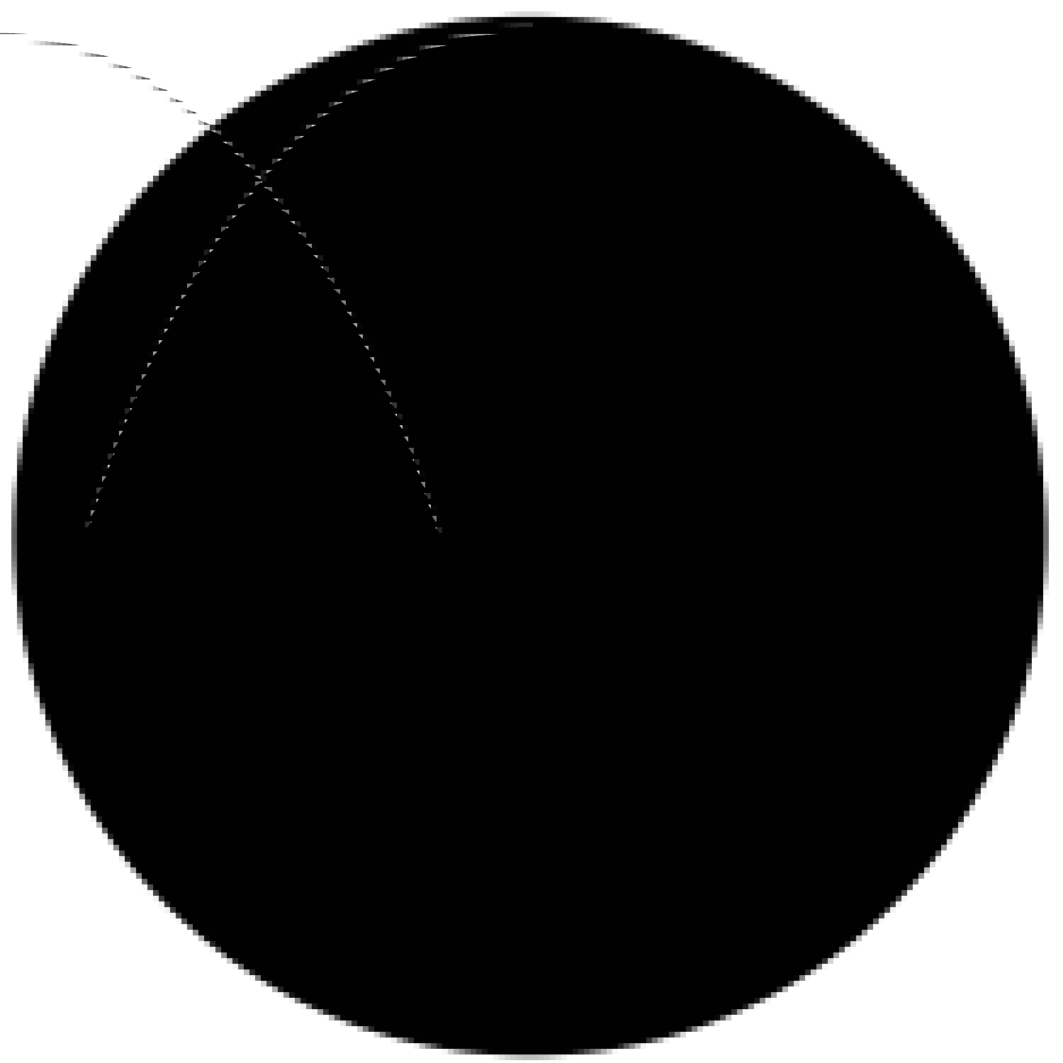 Black Circle Labels, Dense Color