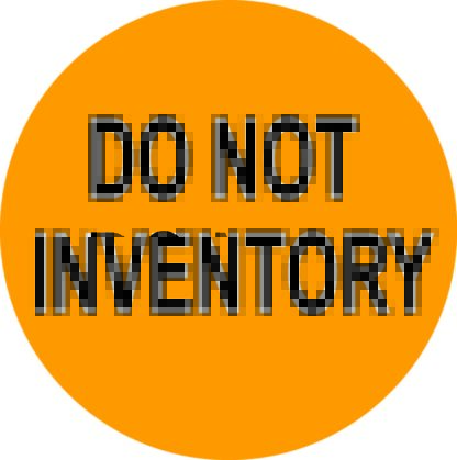 Do Not Inventory Labels
