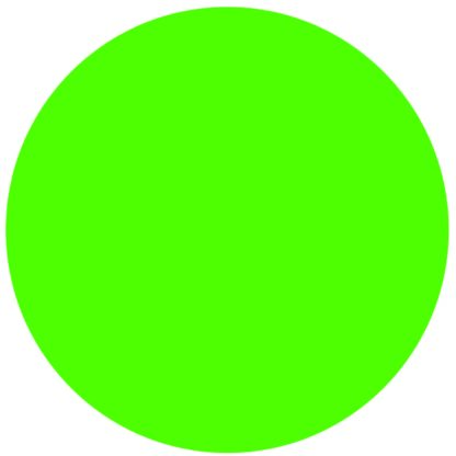 Green Circle Labels