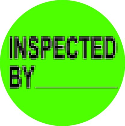Inspected By Labels