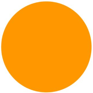 Orange Circle Label