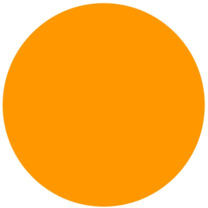 Orange Circle Label