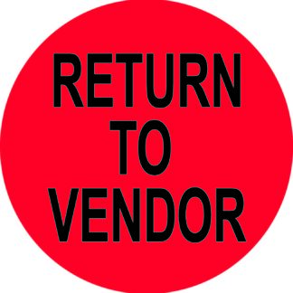 Return to Vendor Labels