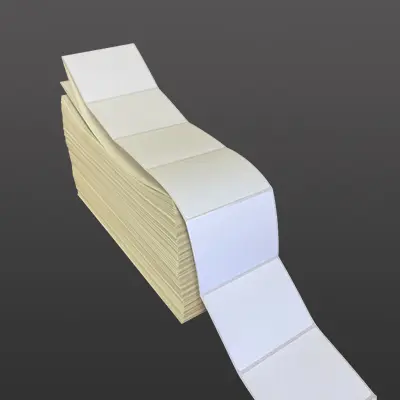 4x3 Fanfold Thermal Labels