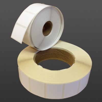 1.25 x 1 Gloss Polyester Direct Thermal labels