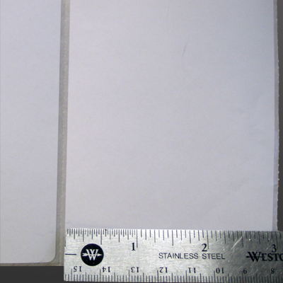 4 x 3 waterproof polypropylene thermal labels
