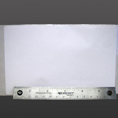 4 x 6.5 waterproof polypropylene thermal label
