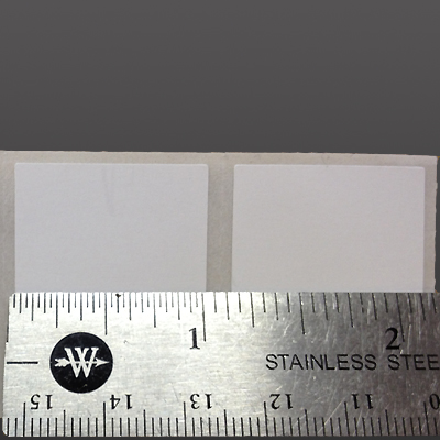 1.25 x 1 waterproof polypropylene thermal labels