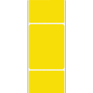 4x6 Yellow Thermal Labels