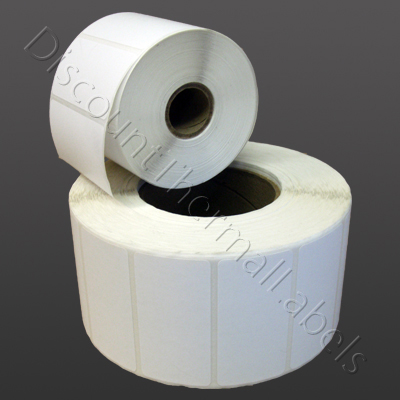 5 ROLLS Zebra Compatible Direct Thermal Tag Labels 3.5" x 1.5" 